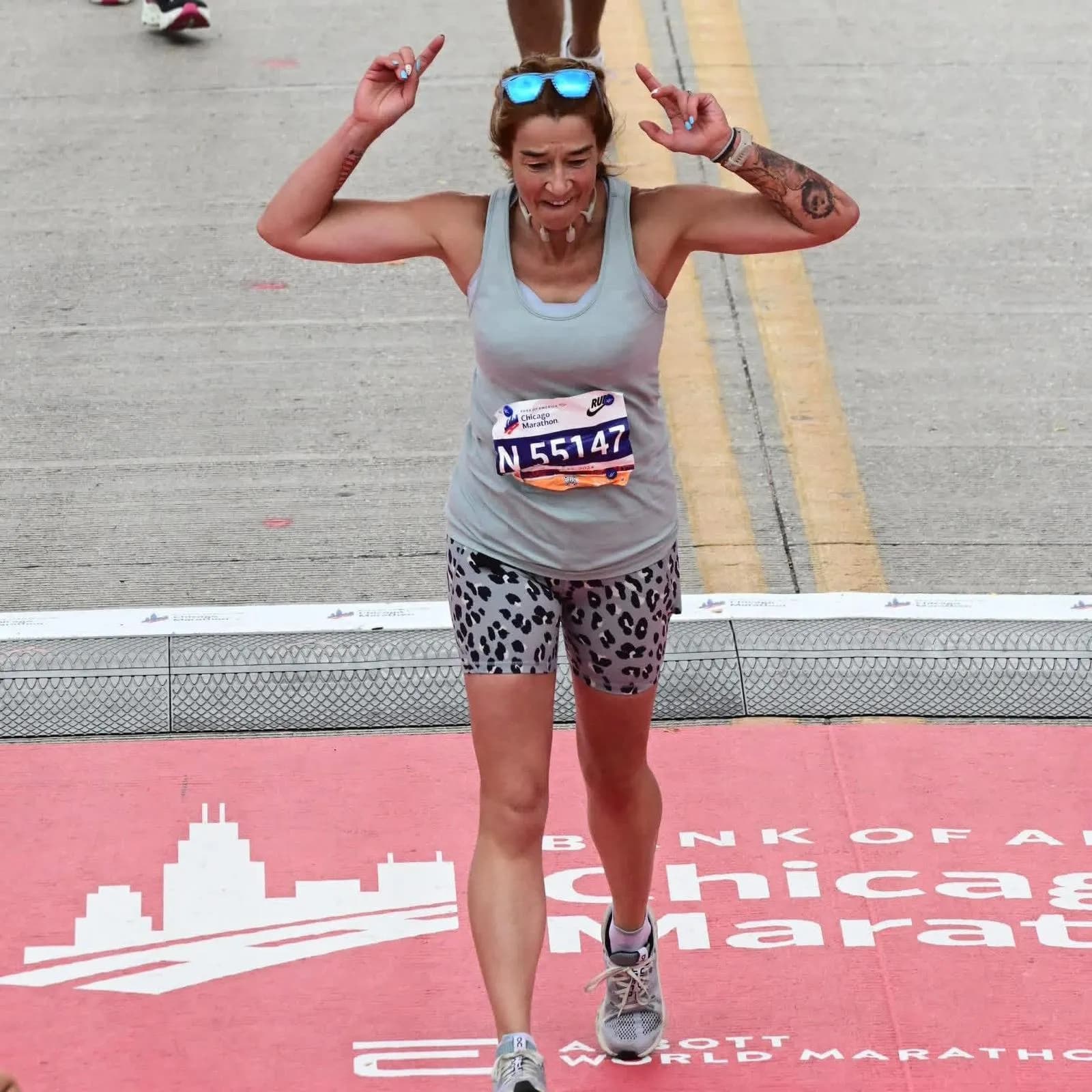 Kat Abigail at marathon event